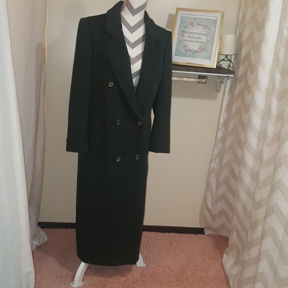 100% Wool Ashley Scott Trench Coat - Picture 1 of 8